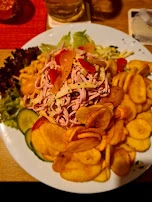 Wurstsalat Mit Gebackenen Kartoffeln